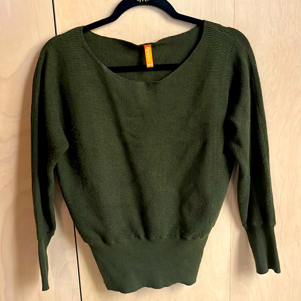 Olive green sweater
